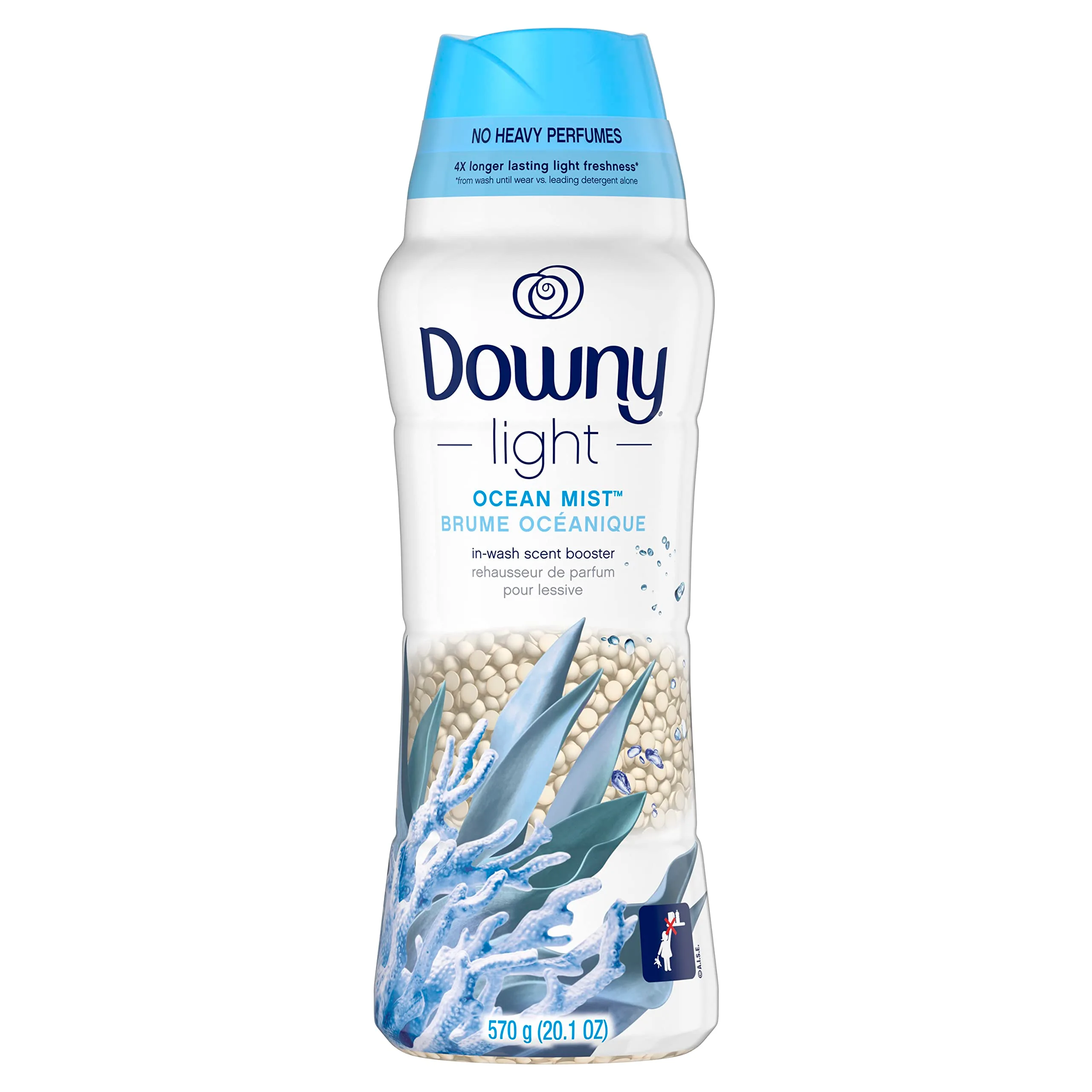 Downy Light Scented Beads Laundry Fragrance Booster (10.5 oz) - main product image