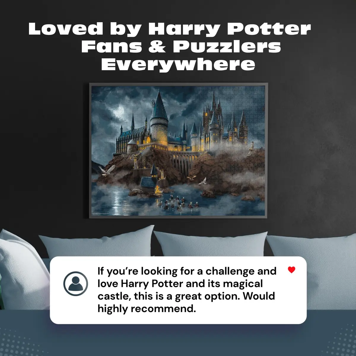 Ceaco Thomas Kinkade Harry Potter Hogwarts Castle 1500 Piece Jigsaw Puzzle 26.5 x 38.5 inches (67.3 x 97.8 cm) - view 6