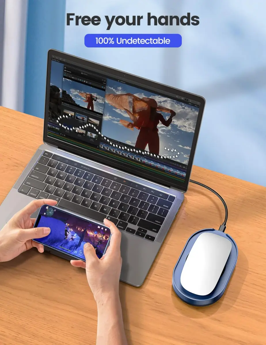 Vaydeer Undetectable Mouse Mover M3 Mouse Jiggler 140g (0.31 lb) | Keeps PC Active - view 7