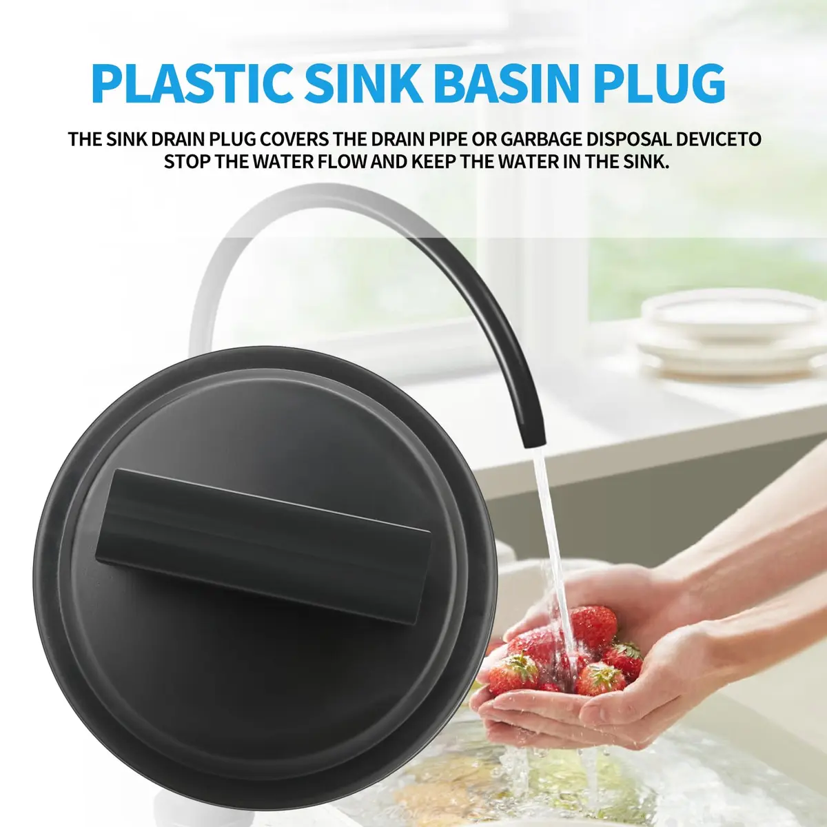 Dincerpen 3 Inch Garbage Disposal Splash Guard & Cover | Oil & Cold Resistant Rubber - view 6