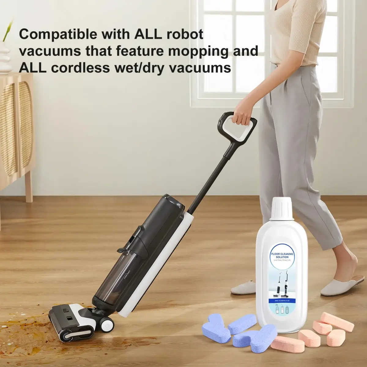 Nukisa Lavender Scent Floor Cleaner Blocks 169g (5.99 oz) | Concentrated Formula for Tineco Vacuums - view 8
