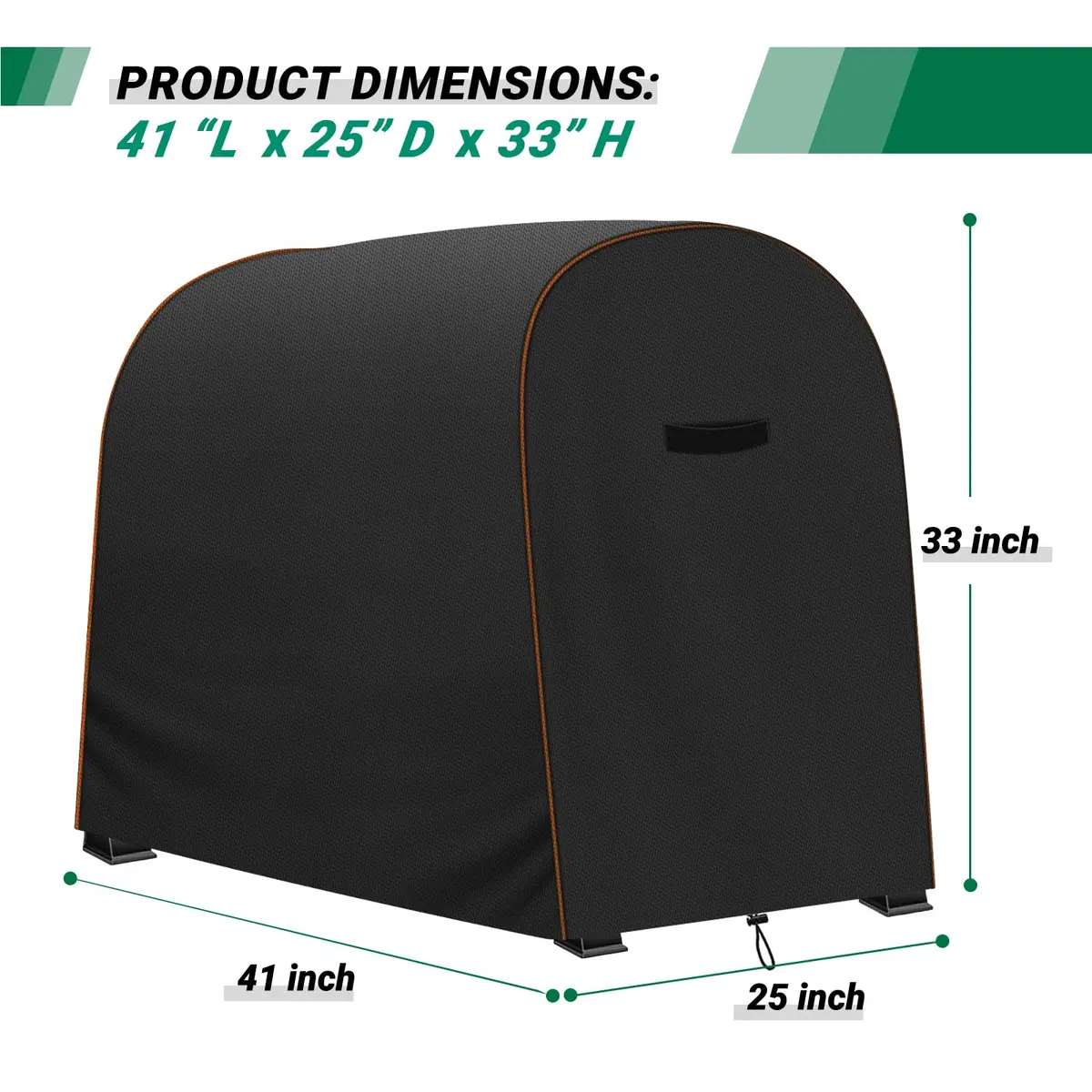 CATOTEL Waterproof Dumbbell Rack Cover 41 x 25 x 33 inch | UV & Rain Resistant Outdoor Indoor Dust Protector - view 2