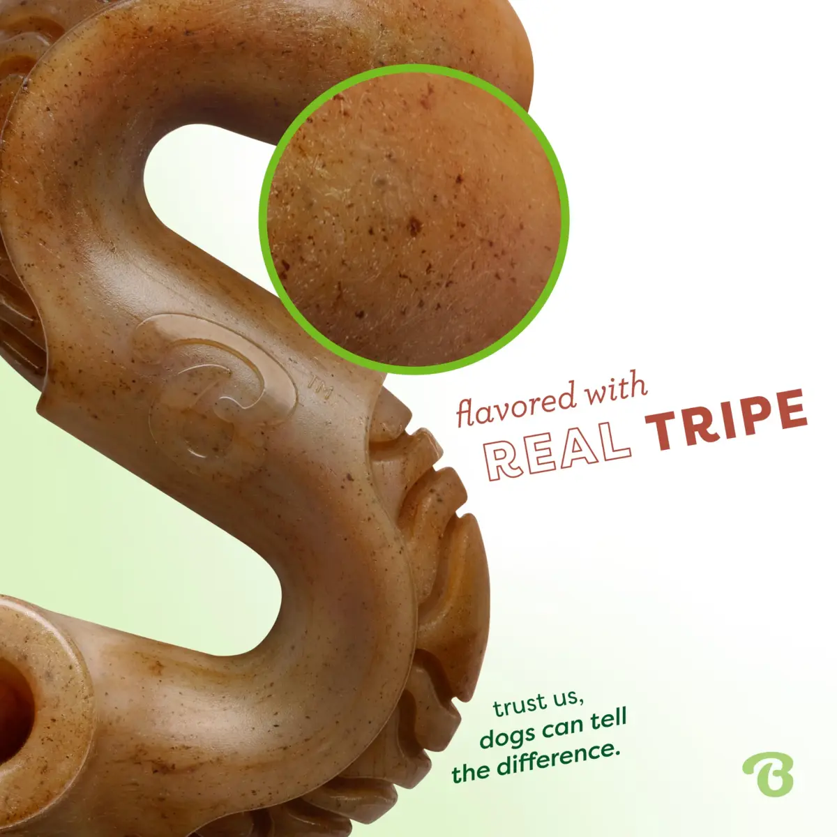 Benebone "Real Chicken" "Brown" "Giant" Bone-Shaped Dental Chew Toy for Aggressive Chewers - view 2