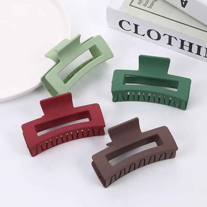 Akshetri® Big Claw Clips for Thick Hair, Pack of 5 | Non-Slip Matte Finish Hair Jaw Clips - main product image