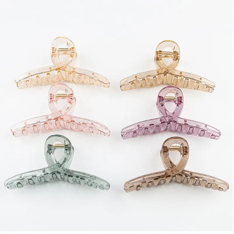 Akshetri Multicolor Large Hair Claw Clips (4 Pack) | Strong Hold for Thick & Long Hair - main product image