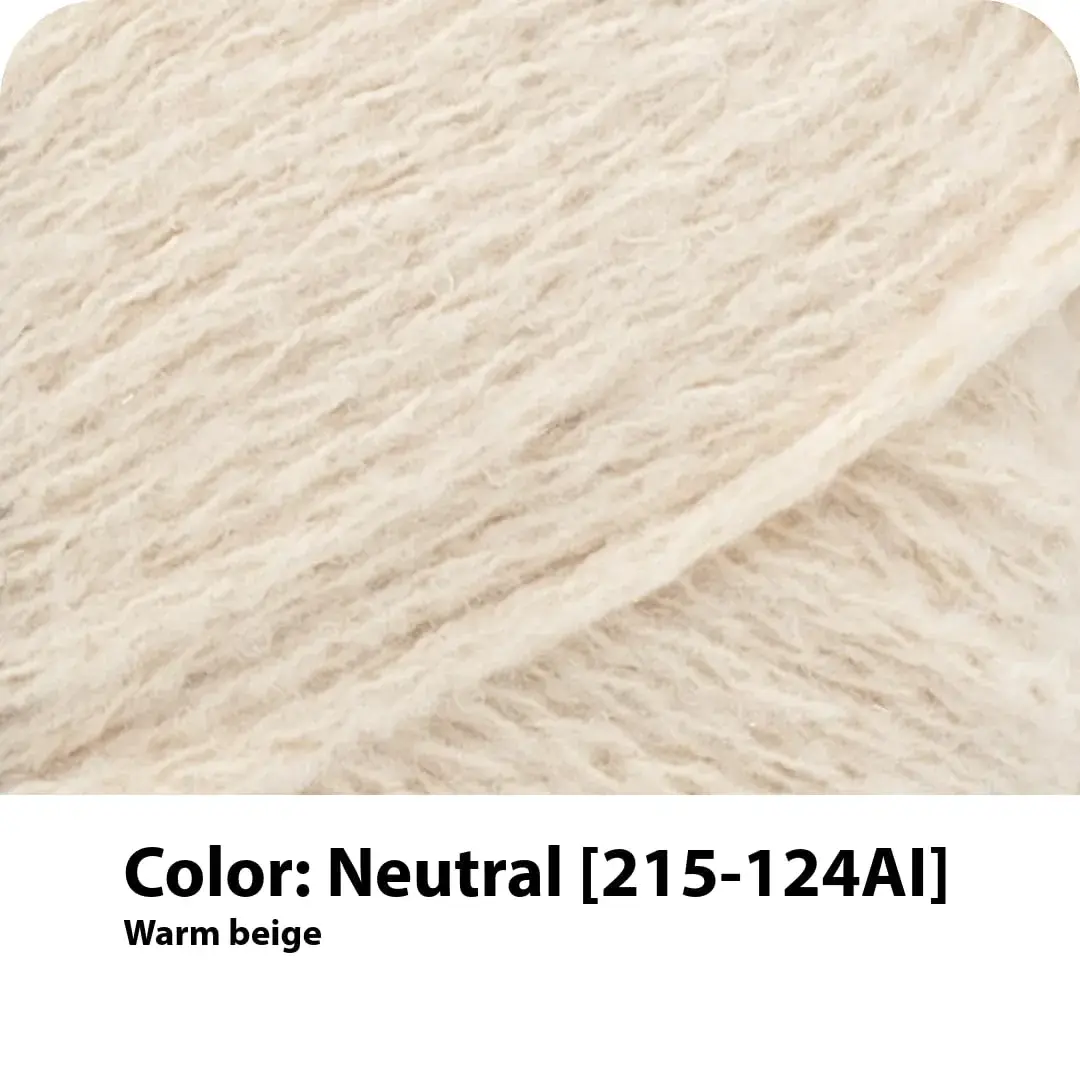 Lion Brand Yarn Feels Like Butta Crochet & Knitting Yarn, Neutral, 100g (3.5 oz) | OEKO-TEX Certified Polyester - view 2