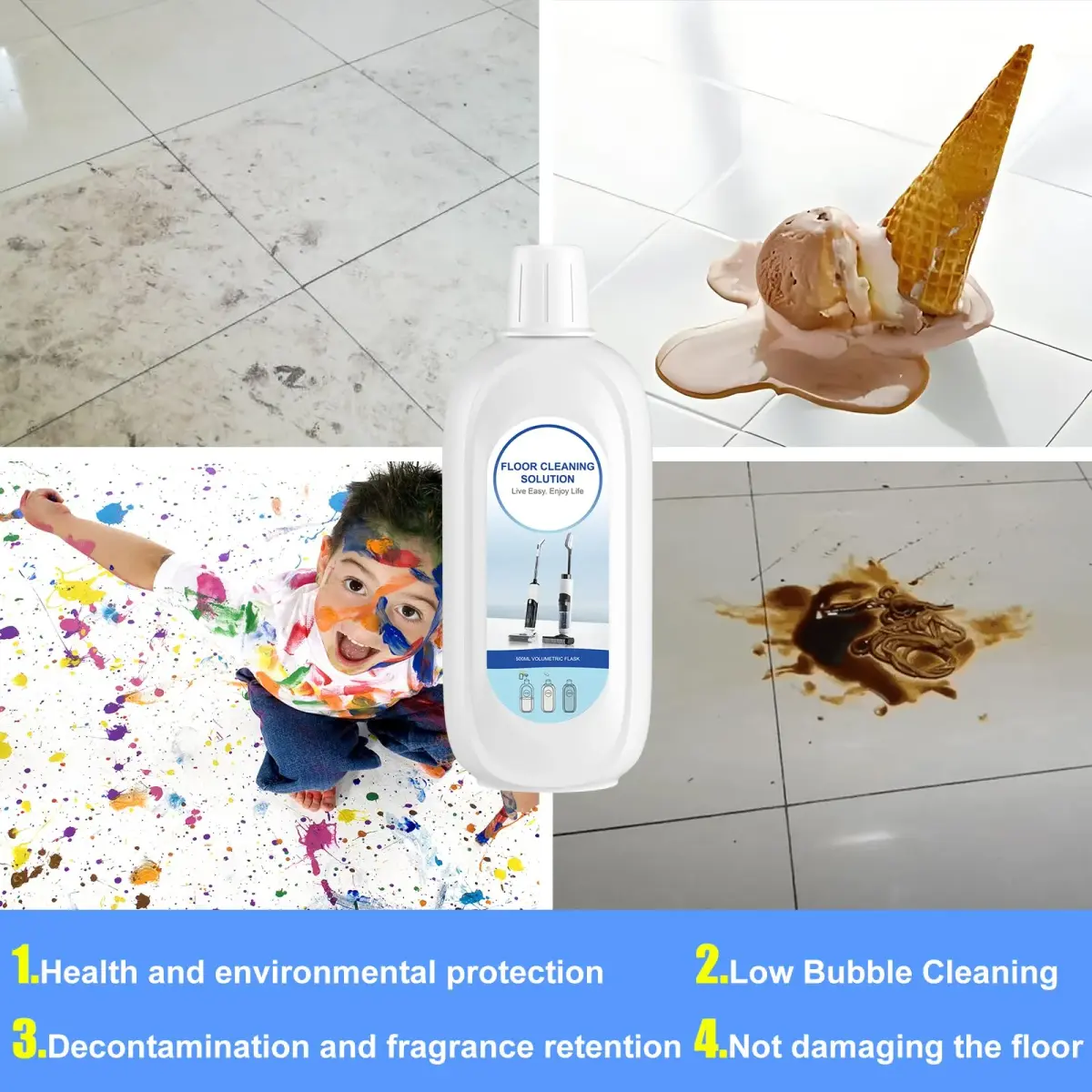 Nukisa Orange Scent Cleaning Solution Blocks 527c9f | 1660 ml (56.1 fl oz) | For Tineco Vacuums - view 7
