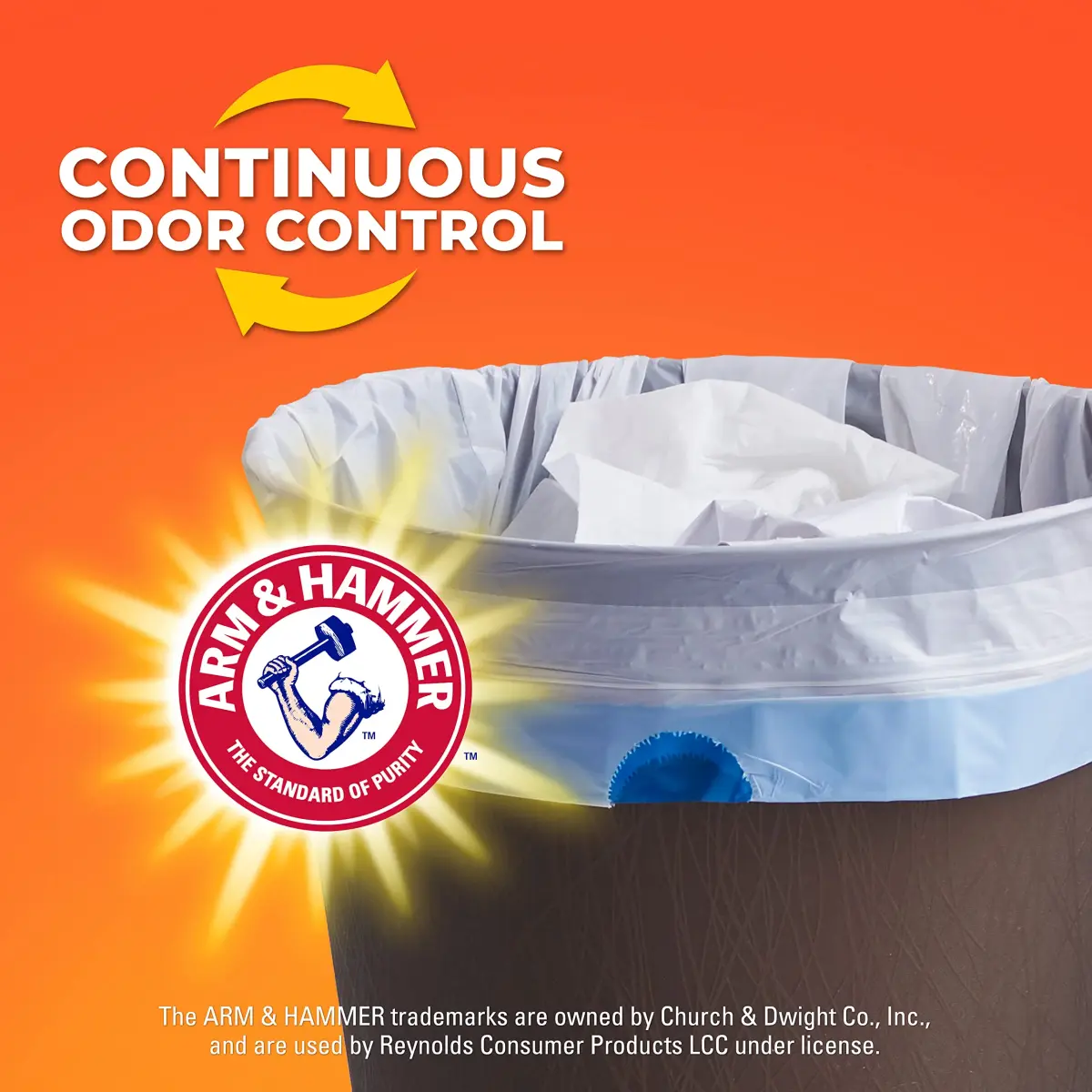 HEFTY Scented Drawstring Plastic Bags (200 Count, 13 Gallon) | Odor Control for Kitchen & Party - view 3
