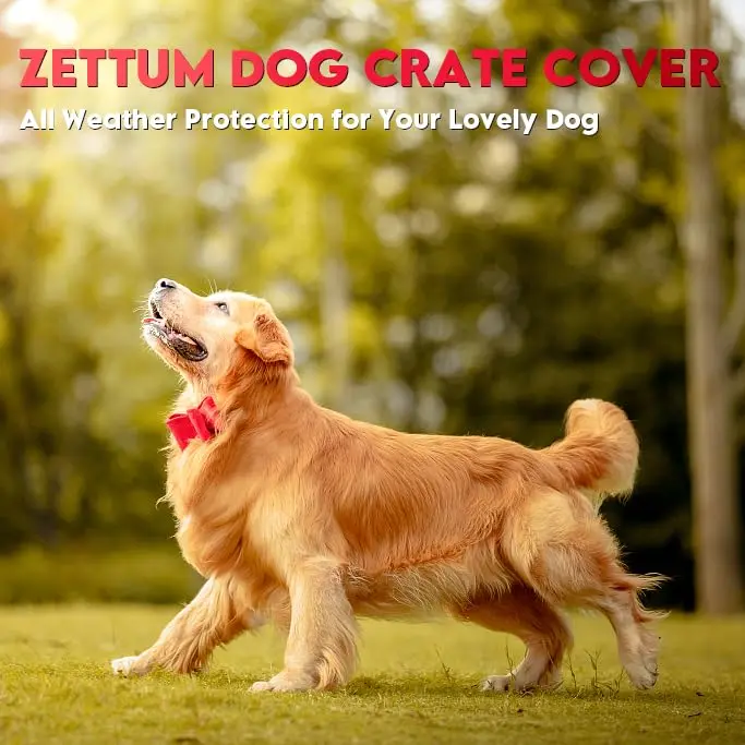 Zettum Dog Crate Cover 48 Inch | Waterproof Heavy Duty Kennel Cover for Medium Dogs - view 8