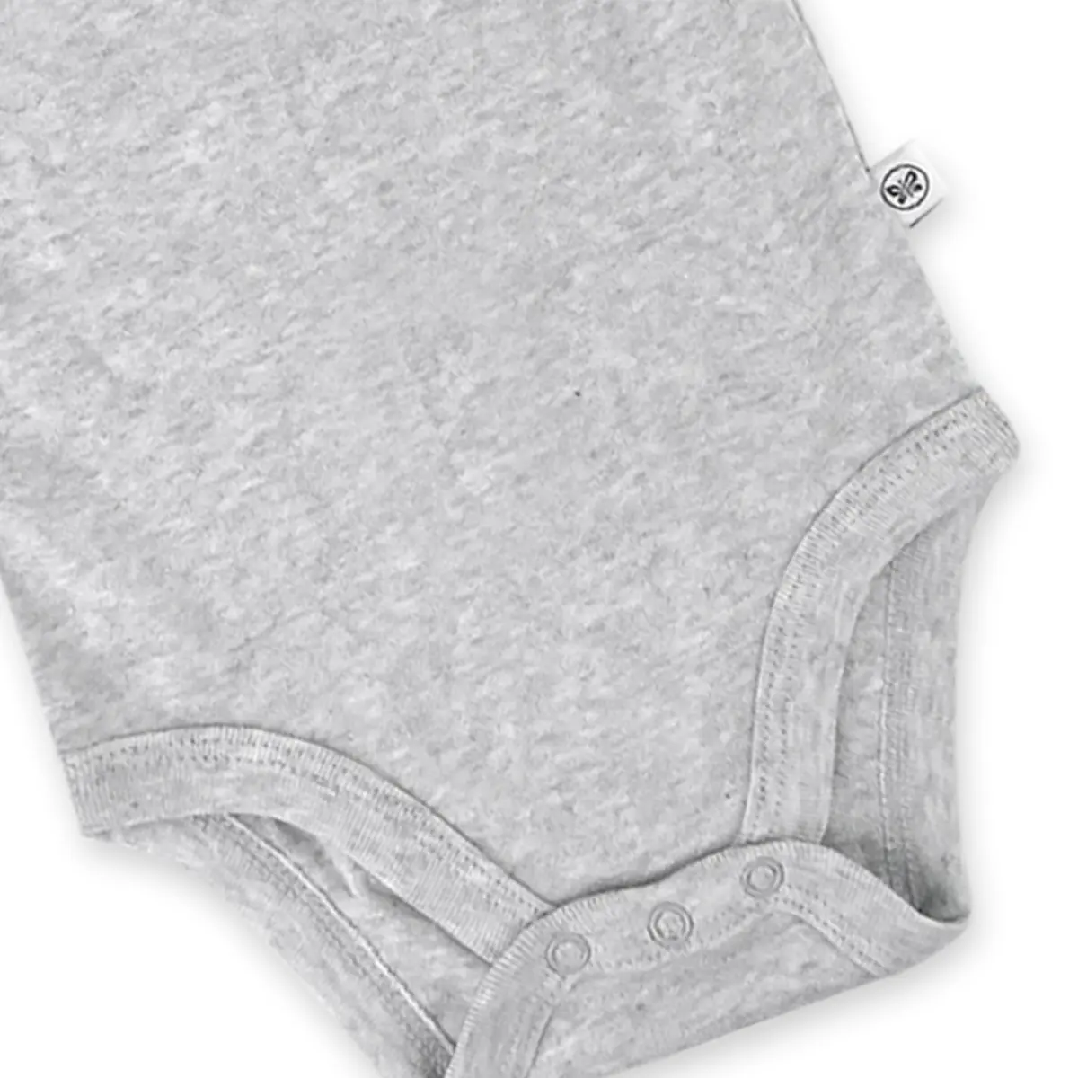 HonestBaby 5-Pack Organic Cotton Short Sleeve Bodysuits for Infant Baby Boys, Natural Ombre, 3-6 Months | Breathable & Gentle - view 3