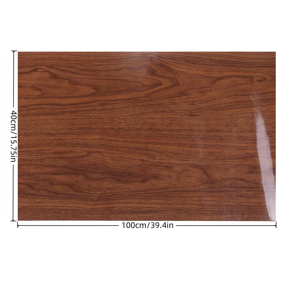 GreceYou Wood Grain Vinyl Wrap Sticker Decal Car Interior Wraps 40x100cm | Waterproof Self-Adhesive DIY Film - view 8