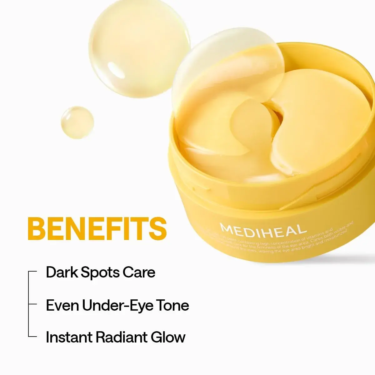 MEDIHEAL Vitamin & Collagen Under Eye Patches 60 Count | Targets Wrinkles, Dark Spots & Blemishes - view 3