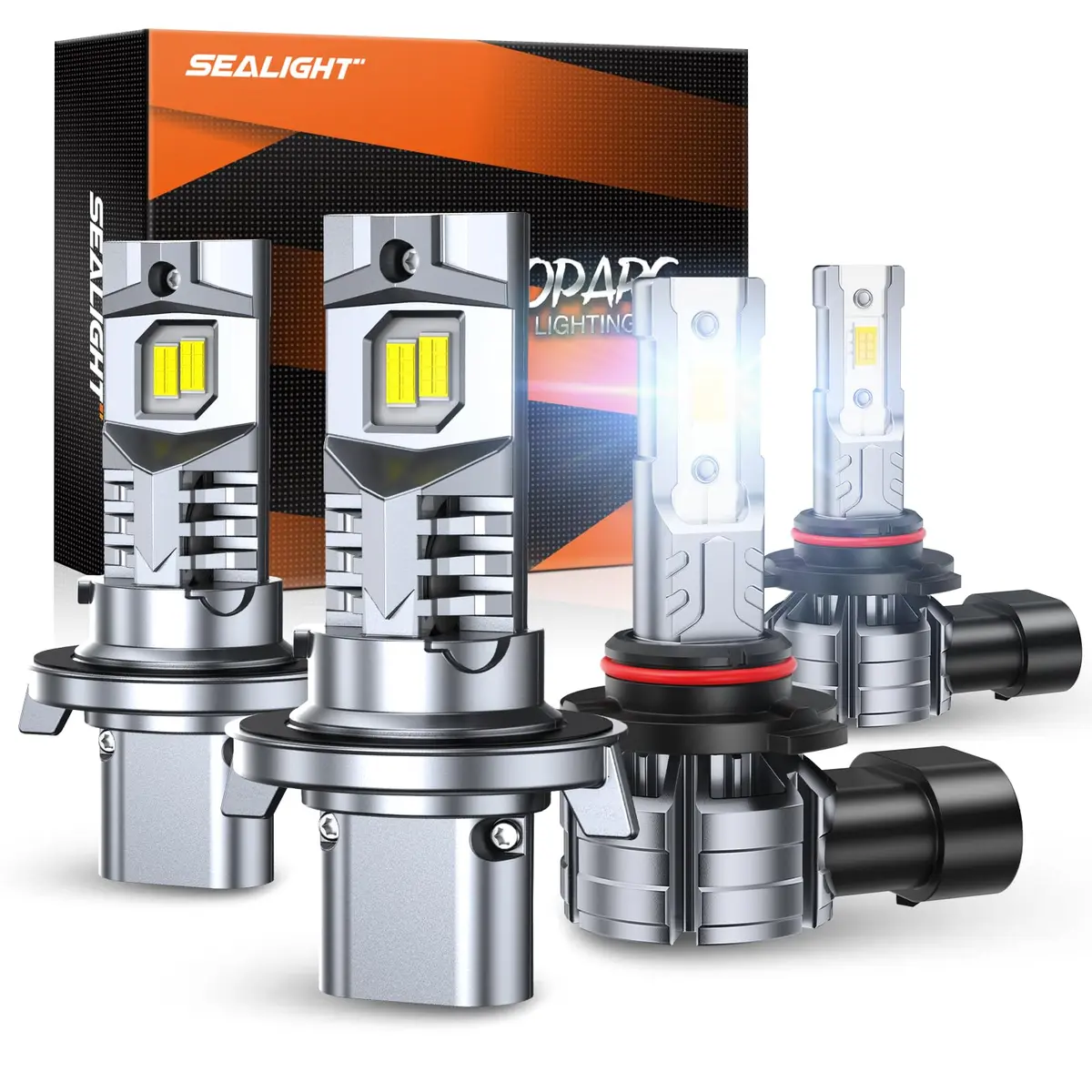 SEALIGHT S2S H13 H10 LED Fog Light Bulbs Combo, 9008+9145, 6500K White | Wide View & Fog Performance - main product image