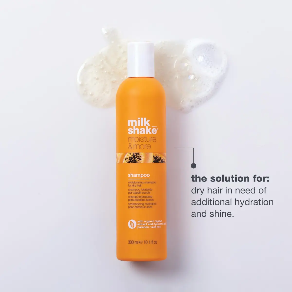 milk_shake Moisture & More Shampoo for Dry Hair 10.1 Oz | Hydrates & Revitalizes - view 2