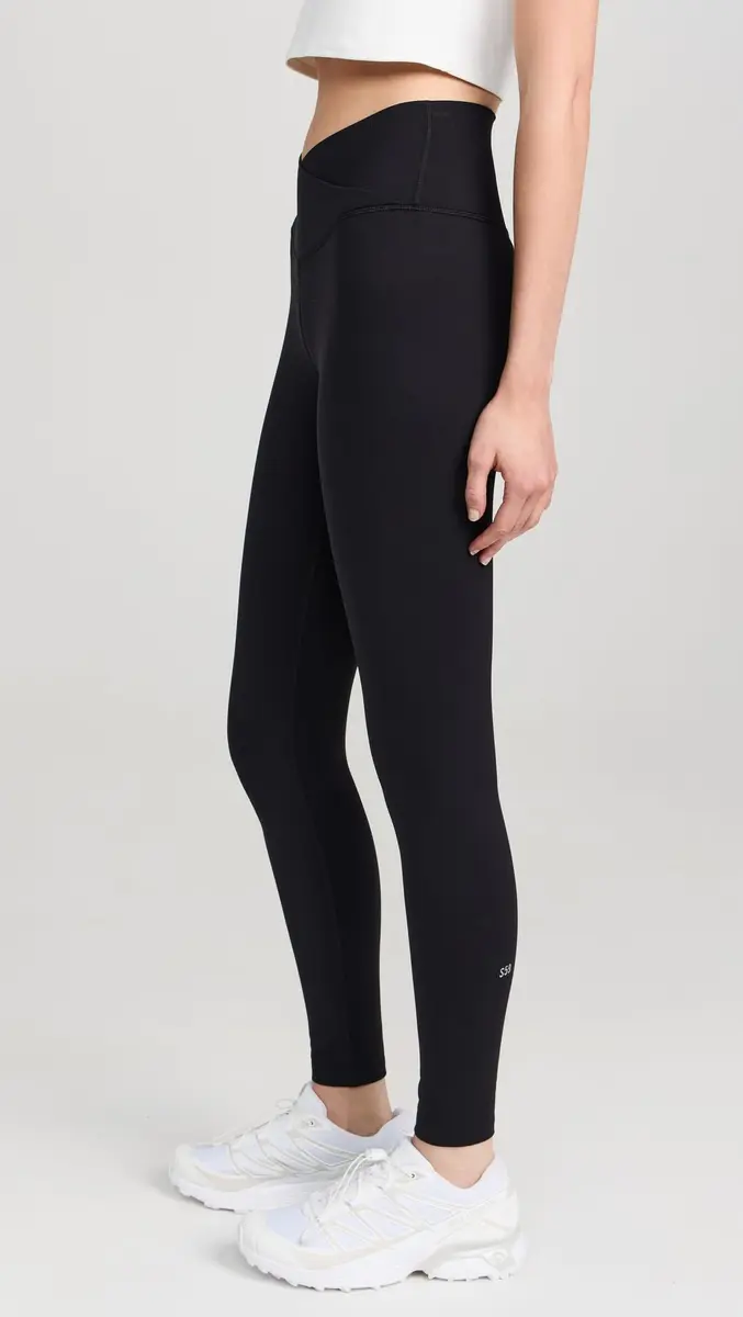 Splits59 Mia Rigor 7/8 Leggings | High-Rise Skinny Nylon Blend Black - view 4