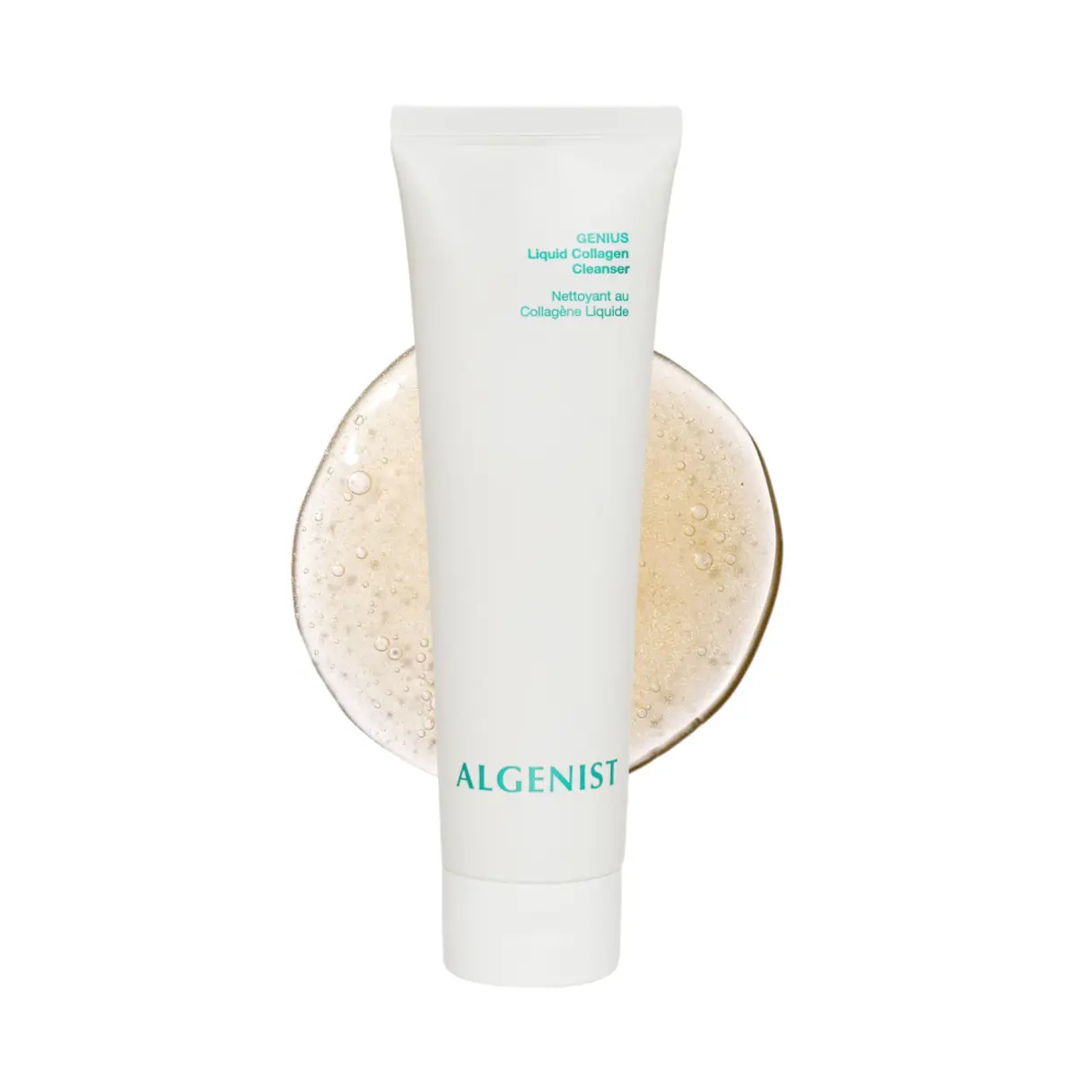 Algenist GENIUS Liquid Collagen Cleanser - Gel-to-Cream Foaming Cleanser for Removing Makeup, Dirt, Oil, Sunscreen & Environmental Aggressors for Soft, Nourished Skin (150ml) - main product image