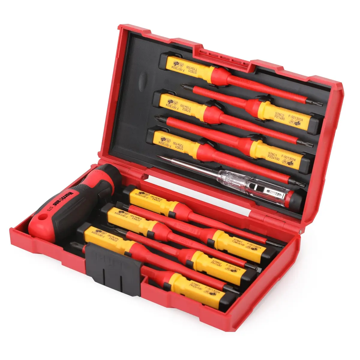 HURRICANE 13 Piece 1000V Insulated Electrician Screwdriver Set | Cr-V Magnetic Tips for Professional & Home Repair - main product image