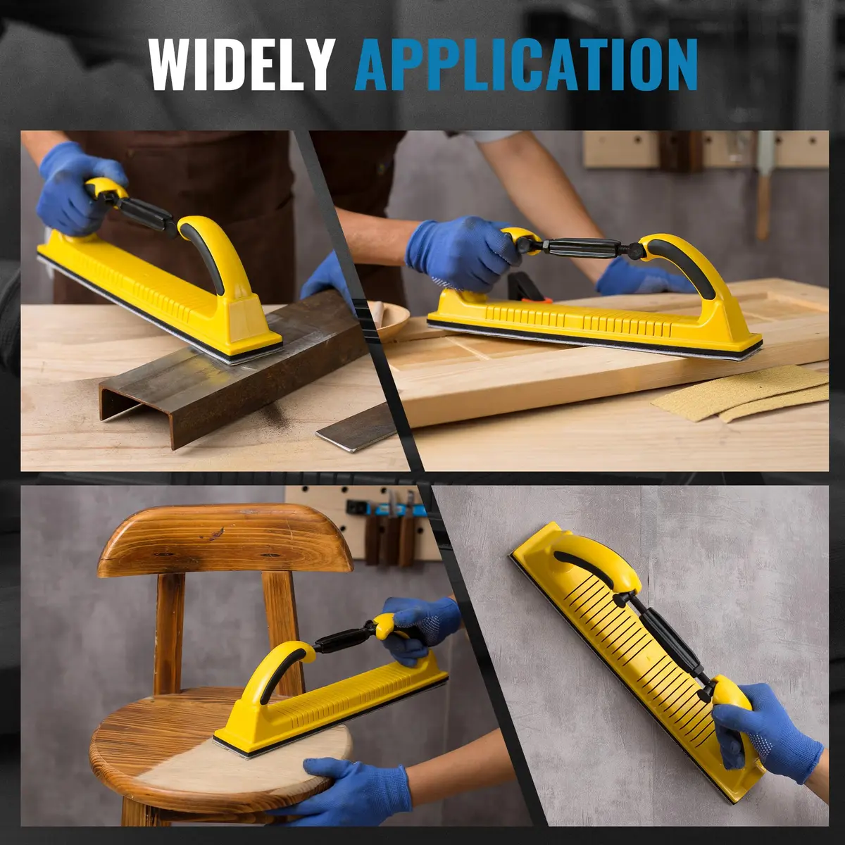 S SATC Adjustable Radius Longboard Sanding Block 44cm (17.3" L) | Flexible for Auto Body & Woodworking - view 5