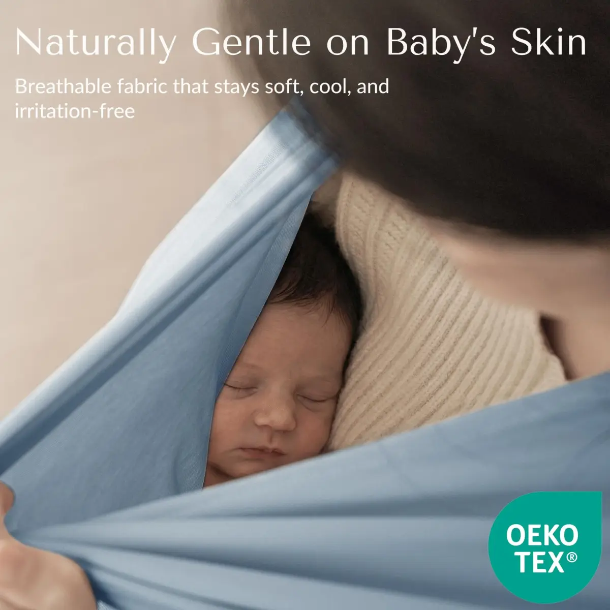 Konssy Rayon Made from Bamboo Nursing Cover for Breastfeeding, 156 g (5.5 oz) | Breathable & Stretchy for 360° Privacy - view 3