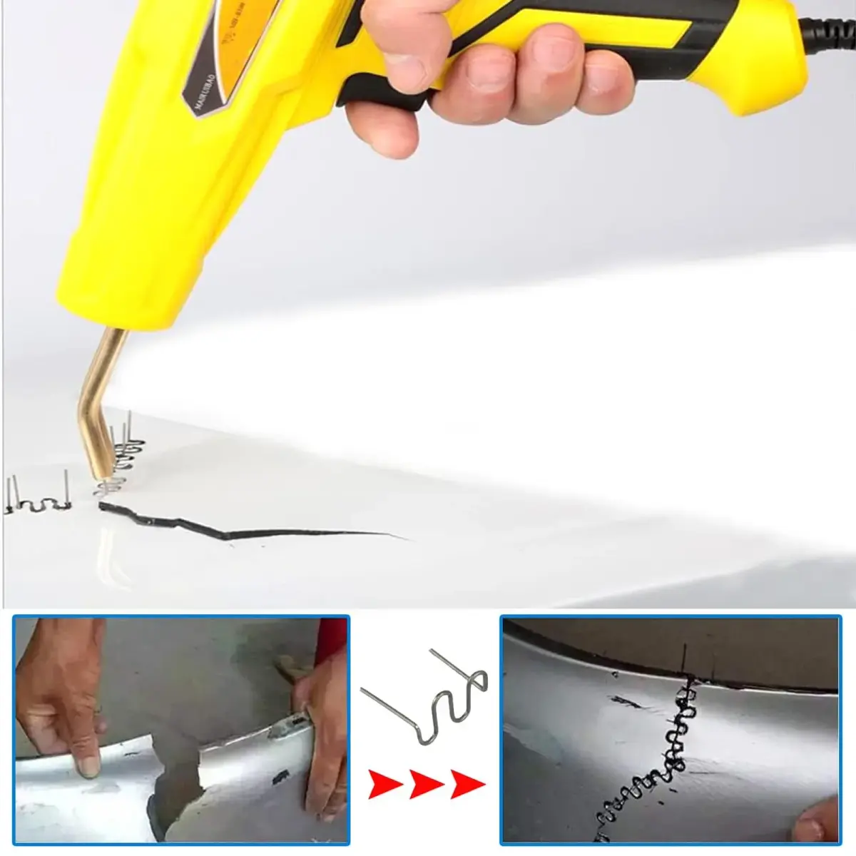 Sawvolker 1000PCS 0.8mm Wave Hot Plastic Welder Staples | Stainless Steel for Automotive Repair - view 3