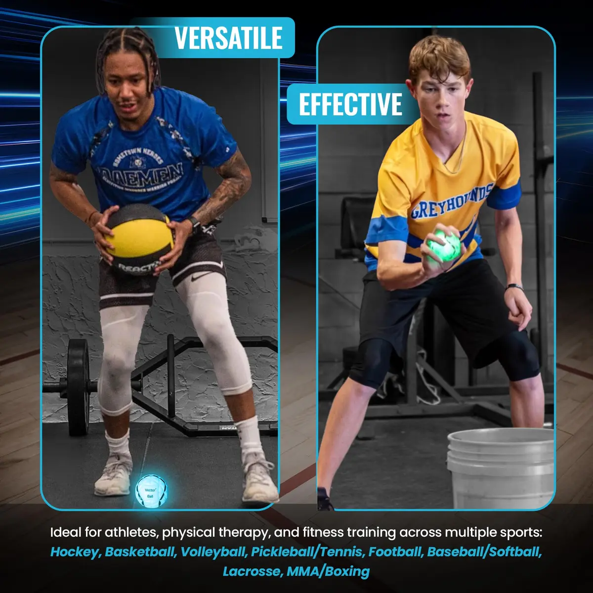 Eye On Ball Vector Ball S Neuro-Visual Reaction Ball 7.6cm (3") | Improves Sports Quickness, Focus, Agility, Speed, Hand Eye Coordination - view 5