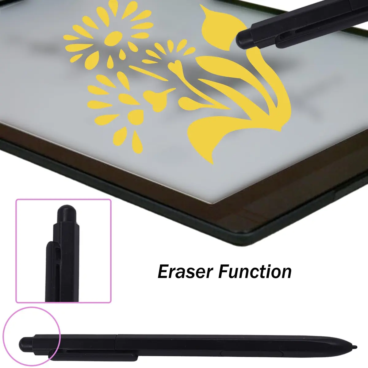 LiXiongBao Stylus Pen for BOOX 2/3 with Eraser | 4096 Pressure Levels, Ergonomic Design - view 5