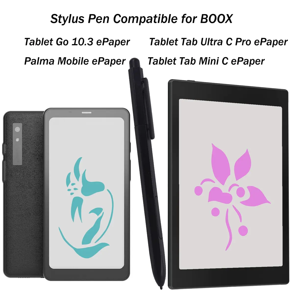 LiXiongBao Stylus Pen for BOOX 2/3 with Eraser | 4096 Pressure Levels, Ergonomic Design - view 2