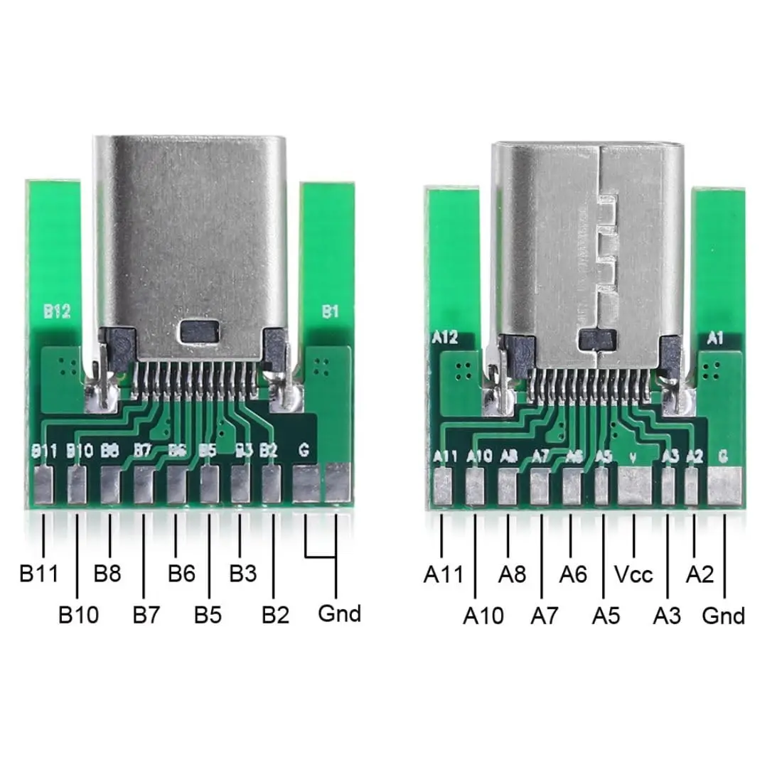 chenyang USB C DIY Connector 10 Pack | Supports 10Gbps Data & 5V 3A Max - view 2