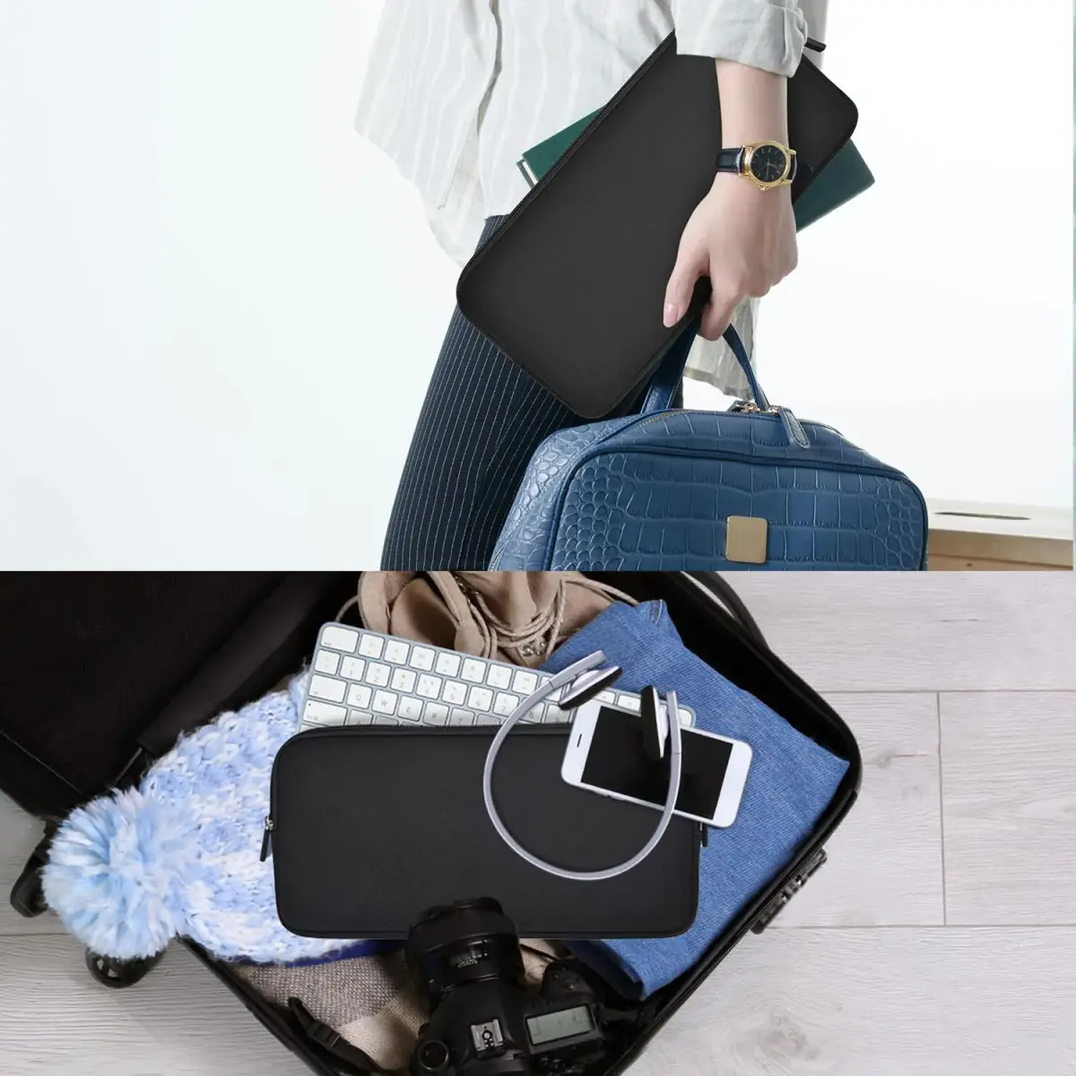 CASEDAO Padded Magic Keyboard Sleeve Case for Apple Magic Keyboard 29.5cm (11.6") | Shockproof Protective Bag - view 6