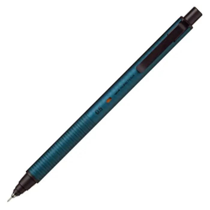KURUTOGA Mitsubishi Pencil Mechanical Pencil 0.5mm Silent Blue | Stable, Rotating Lead, Stylish Metal Body - main product image