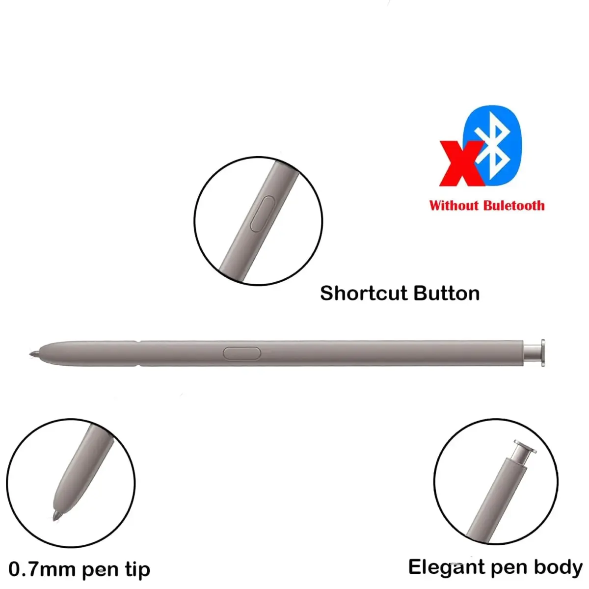 Alovexiong S24 Ultra S Pen for Samsung Galaxy S24 Ultra Stylus Pen Replacement, Violet | Precision Input Pen - view 2