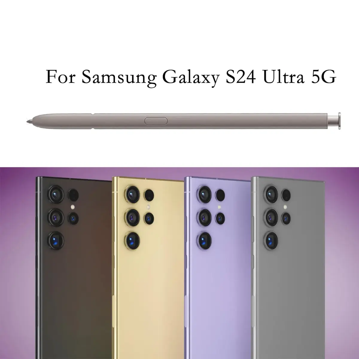 Alovexiong S24 Ultra S Pen for Samsung Galaxy S24 Ultra Stylus Pen Replacement, Violet | Precision Input Pen - view 3
