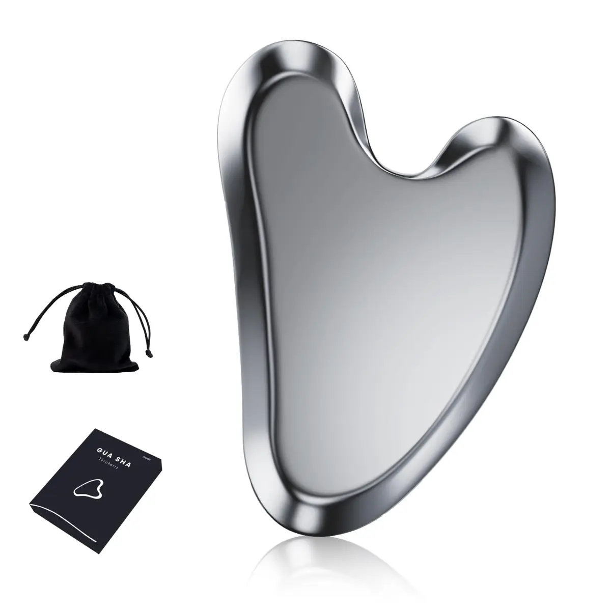 ZminRN Terahertz Gua Sha Facial Tools for Face & Body | Skin Revitalizer & Lymphatic Drainage - main product image