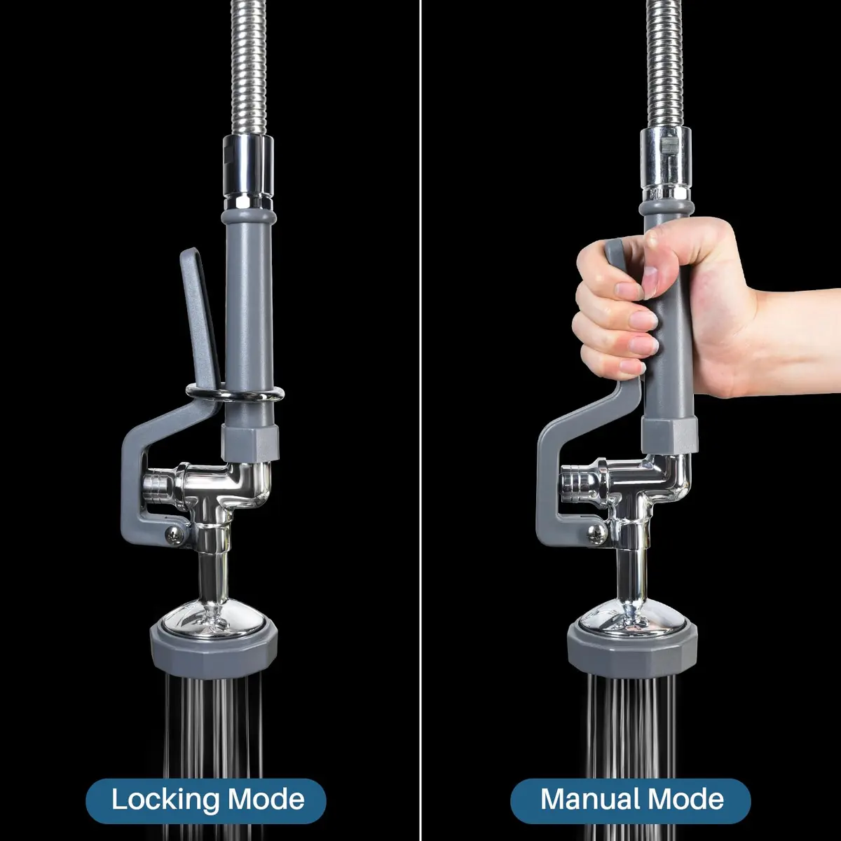 BESTJEEF Pre Rinse Spray Valve for Dishwash | Commercial High Pressure Kitchen Sprayer (70-120 chars) - view 3