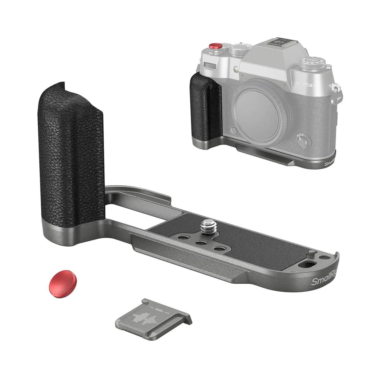 SMALLRIG X-T50 Handgrip Silicone L-Shape Handle for FUJIFILM X-T50 Camera | Arca Quick Release & Shutter Button - main product image