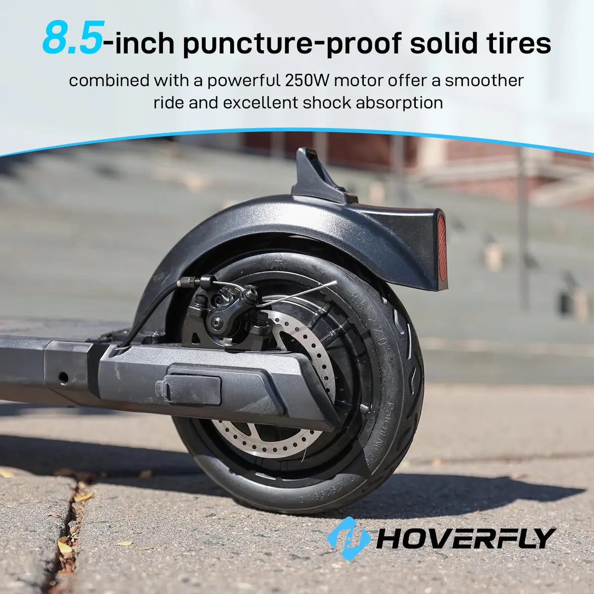 Hoverfly Electric Scooter for Adults, 8.5" Tire, 10 Miles & 15.5Mph | UL2272 Certified - view 5