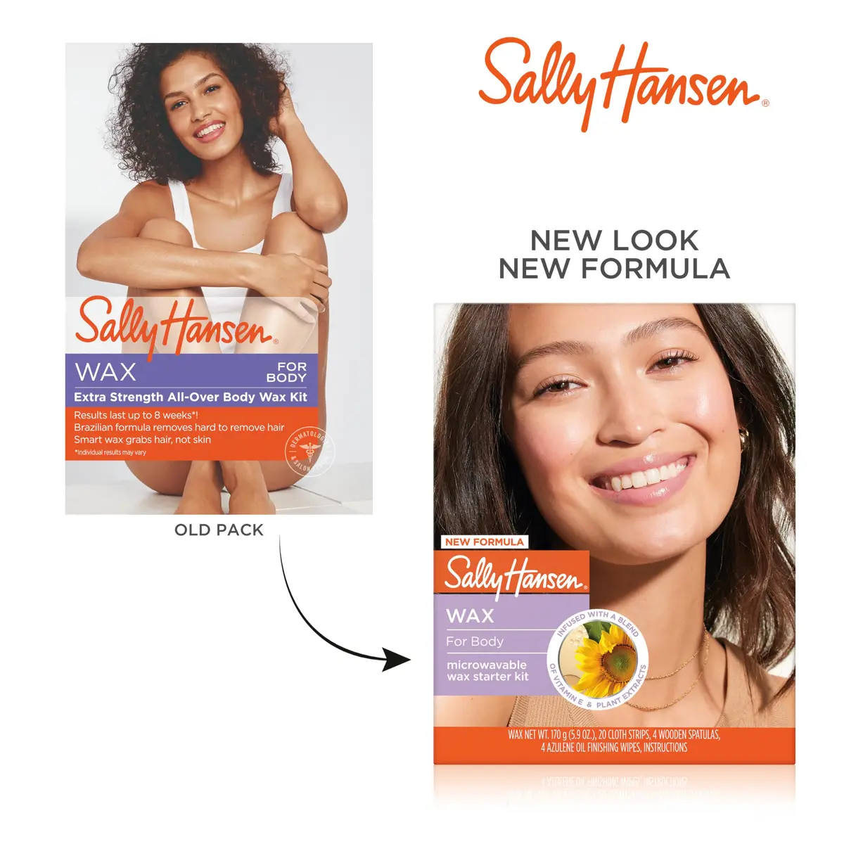 Sally Hansen Microwavable Wax Starter Kit for Body, Legs, Underarms & Bikini | Removes Hair from Root (166g / 5.9 Oz) - view 5