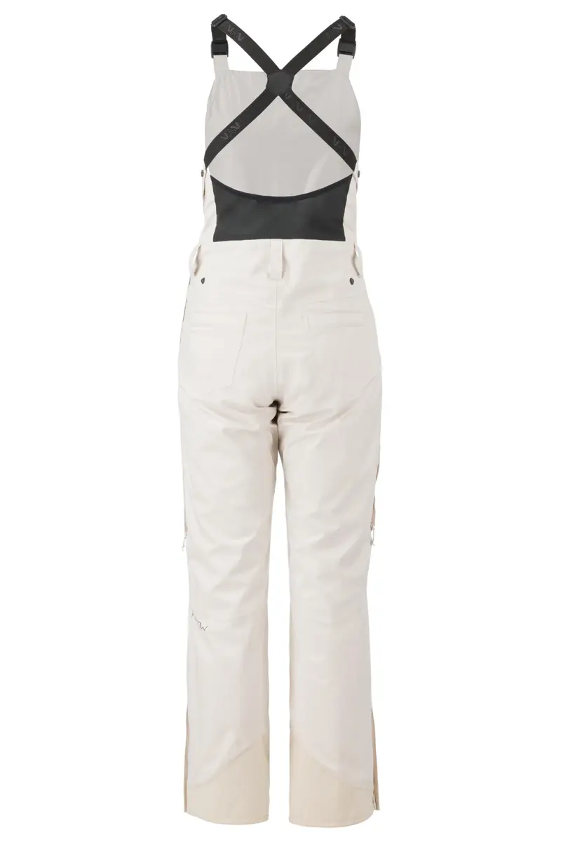 Flylow Women's Sphynx Insulated Waterproof Ski Bib Pants | 10 | Marble - Warm, Waterproof & Breathable Ski Bibs - view 2