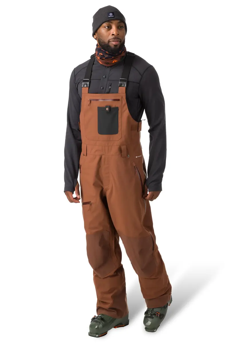 Flylow Baker Waterproof Ski Bib Pants Bigfoot M | All-Condition Snowwear for Men - view 3