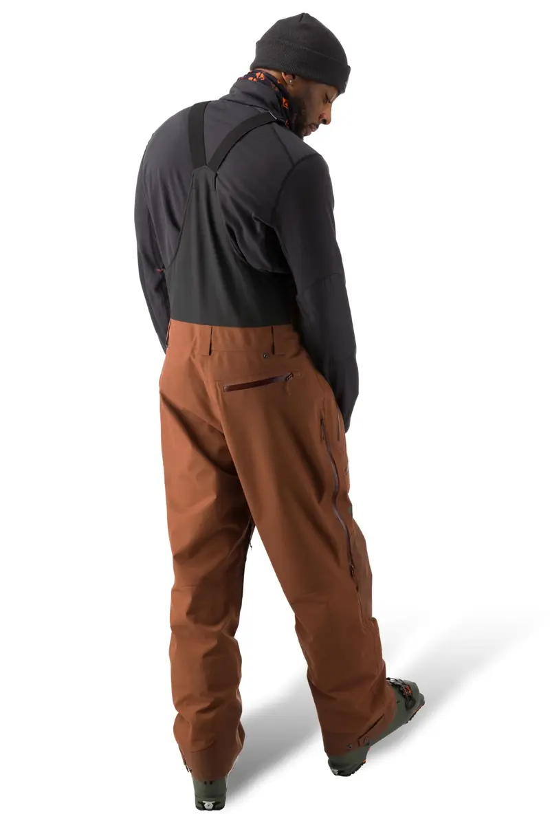 Flylow Baker Waterproof Ski Bib Pants Bigfoot M | All-Condition Snowwear for Men - view 4