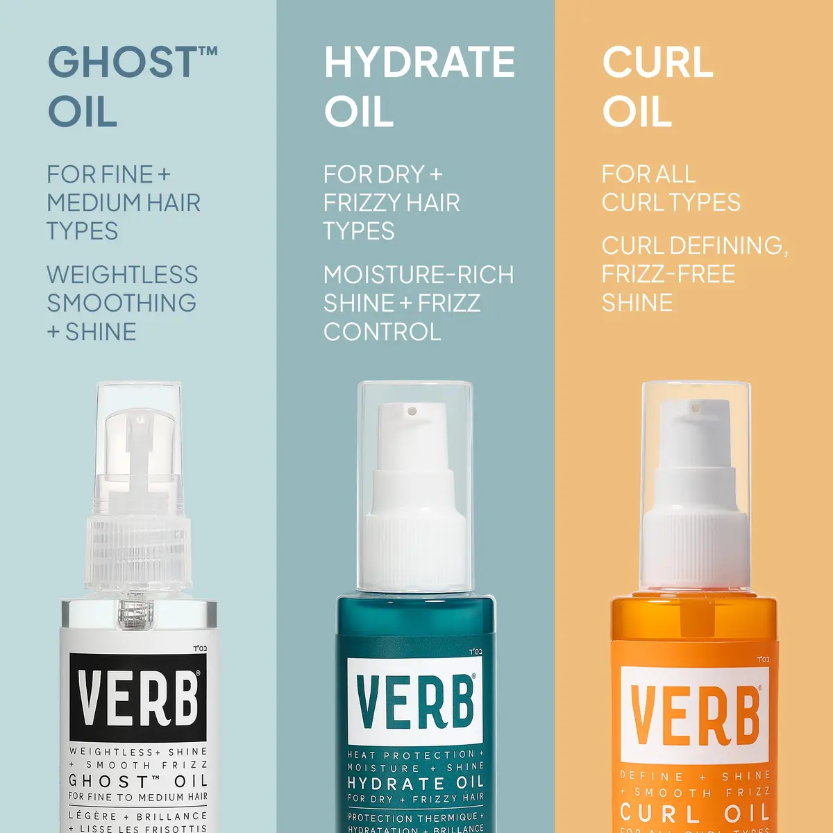 VERB Ghost Weightless Fine Hair Oil 0.54 oz | Hydrates, Controls Frizz, Boosts Shine - view 8