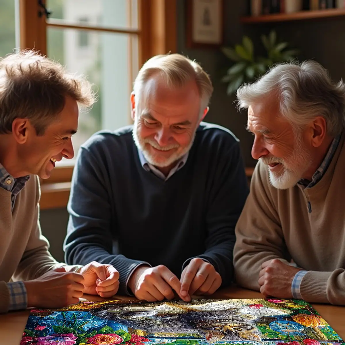 RECHIATO Jigsaw Puzzles 1000 Pieces | Challenging Cats & Pets Shadow of Paris - view 9