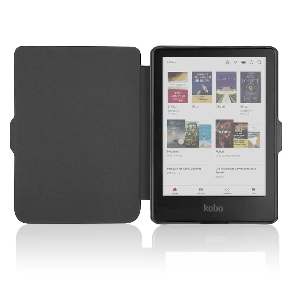 Stianiiie Premium PU Leather Cover for Kobo Clara 6" | Smart Sleep/Wake Slim Case - view 5