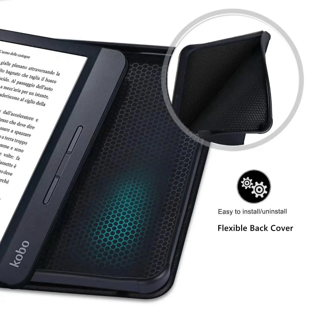 Stianiiie Premium PU Leather Cover for Kobo Clara 6" | Smart Sleep/Wake Slim Case - view 7