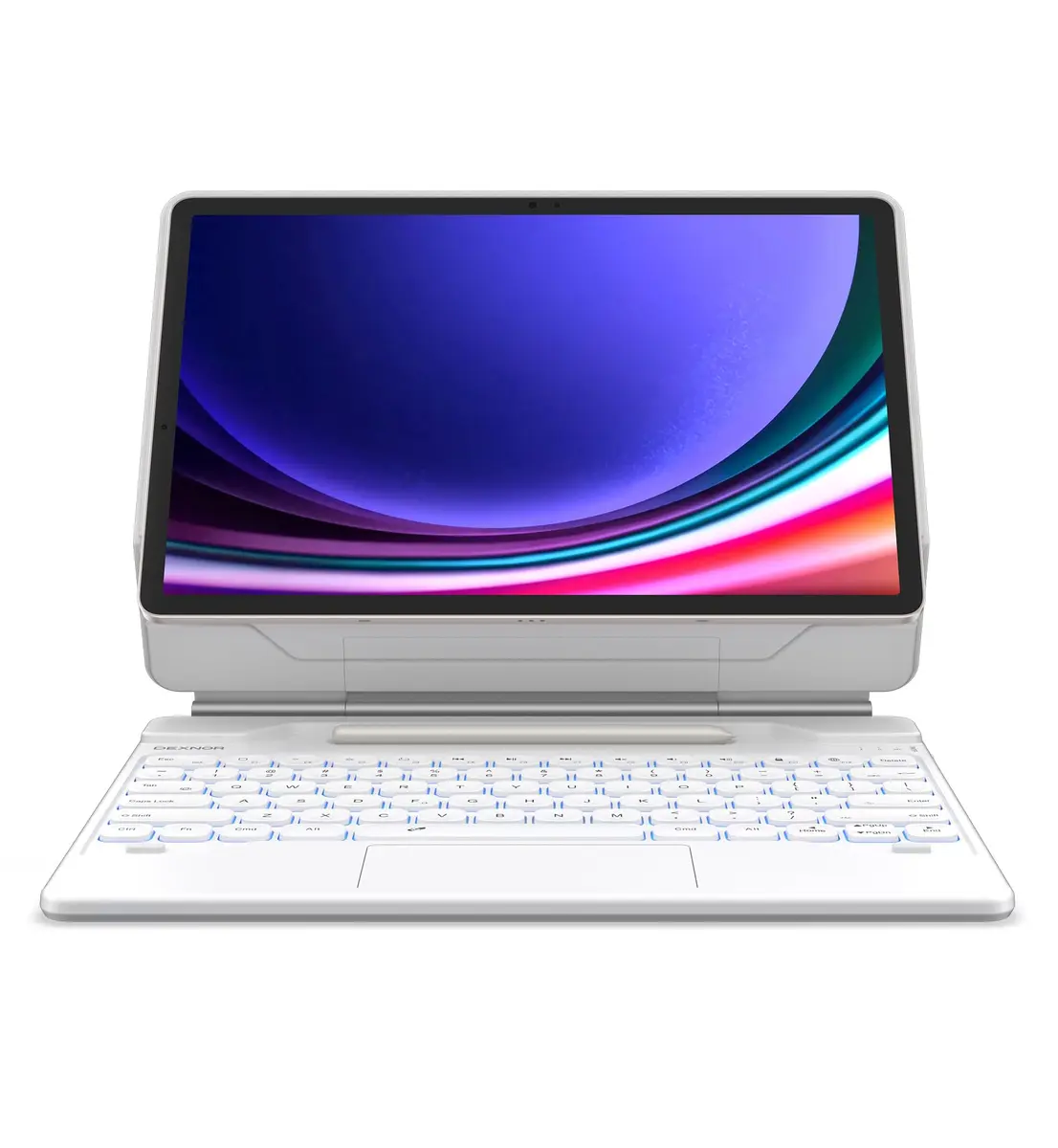 Dexnor Bluetooth Keyboard for Samsung Galaxy Tab S10+ Plus/S9+ Plus/S9 FE+/S7 FE | 12.4 Inch | Long Battery Life & Backlit - main product image