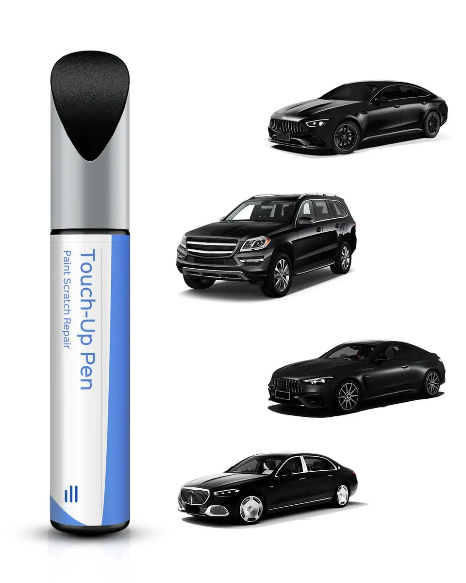 PARTS4EV Black/Jet Black Touch Up Paint Pen 0.41 Fl Oz (12ml) | Exact Match for Mercedes-Benz Chips & Nicks - main product image