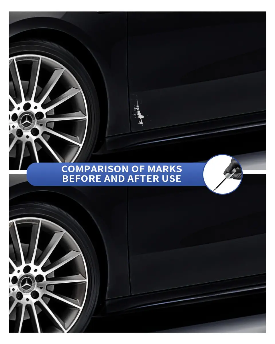 PARTS4EV Obsidian Black Metallic Touch Up Paint 12ml (0.41 Fl Oz) | Exact Match for Mercedes-Benz Chips & Nicks - view 4
