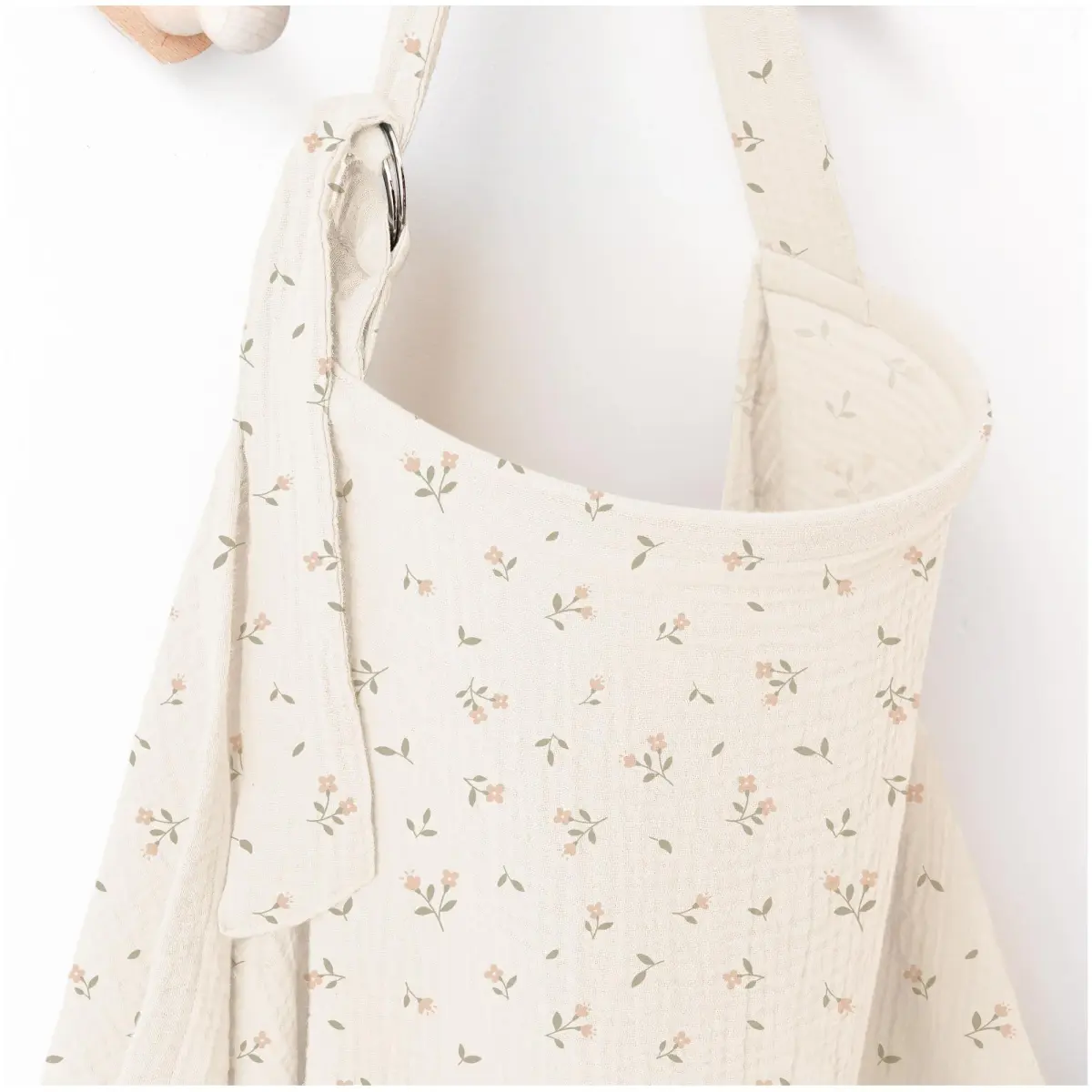 MairMore 100% Muslin Cotton Nursing Cover with Arch Neckline, 102cm x 71cm (40" x 28") | Breathable & Privacy for New Moms - main product image