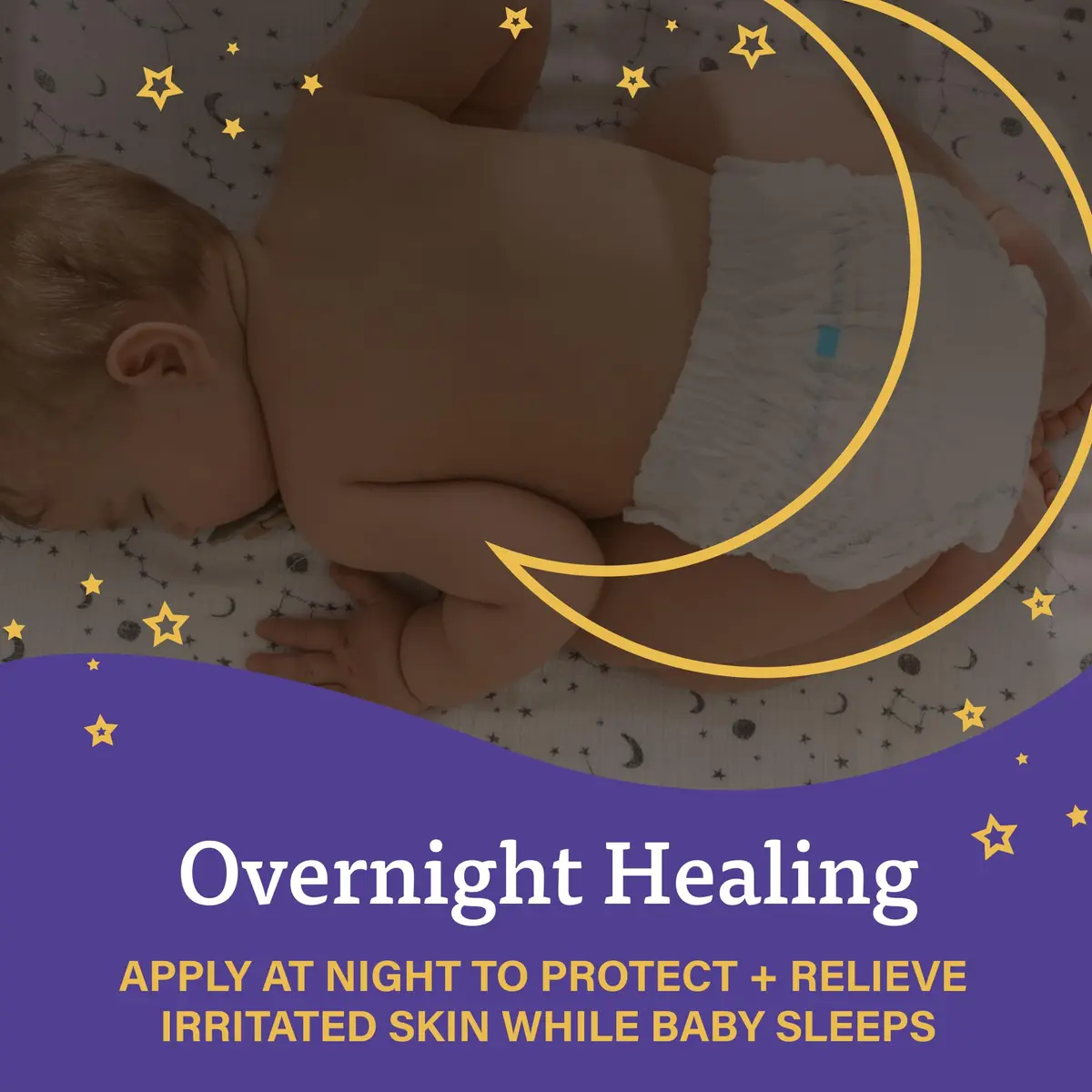 A+D Overnight Healing Diaper Rash Ointment, 3.6 Oz | Vitamin Enriched Skin Barrier Support - view 4