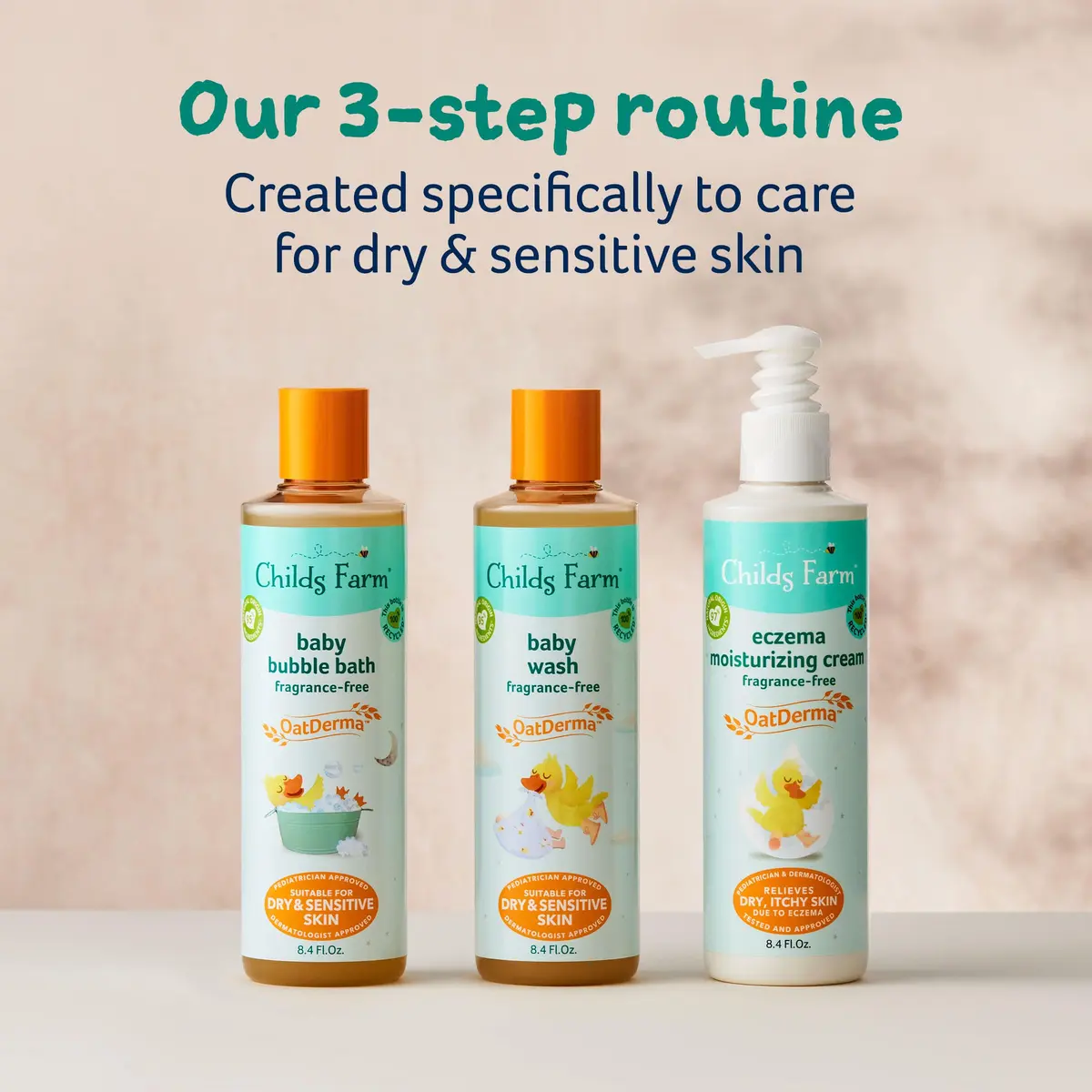 Childs Farm OatDerma Bubble Bath 8.4 Fl Oz | Fragrance-Free, Soothes Dry Skin, Suitable for Newborns - view 6
